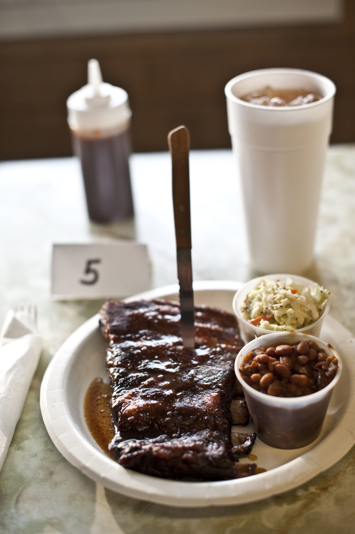 Half rack of of ribs